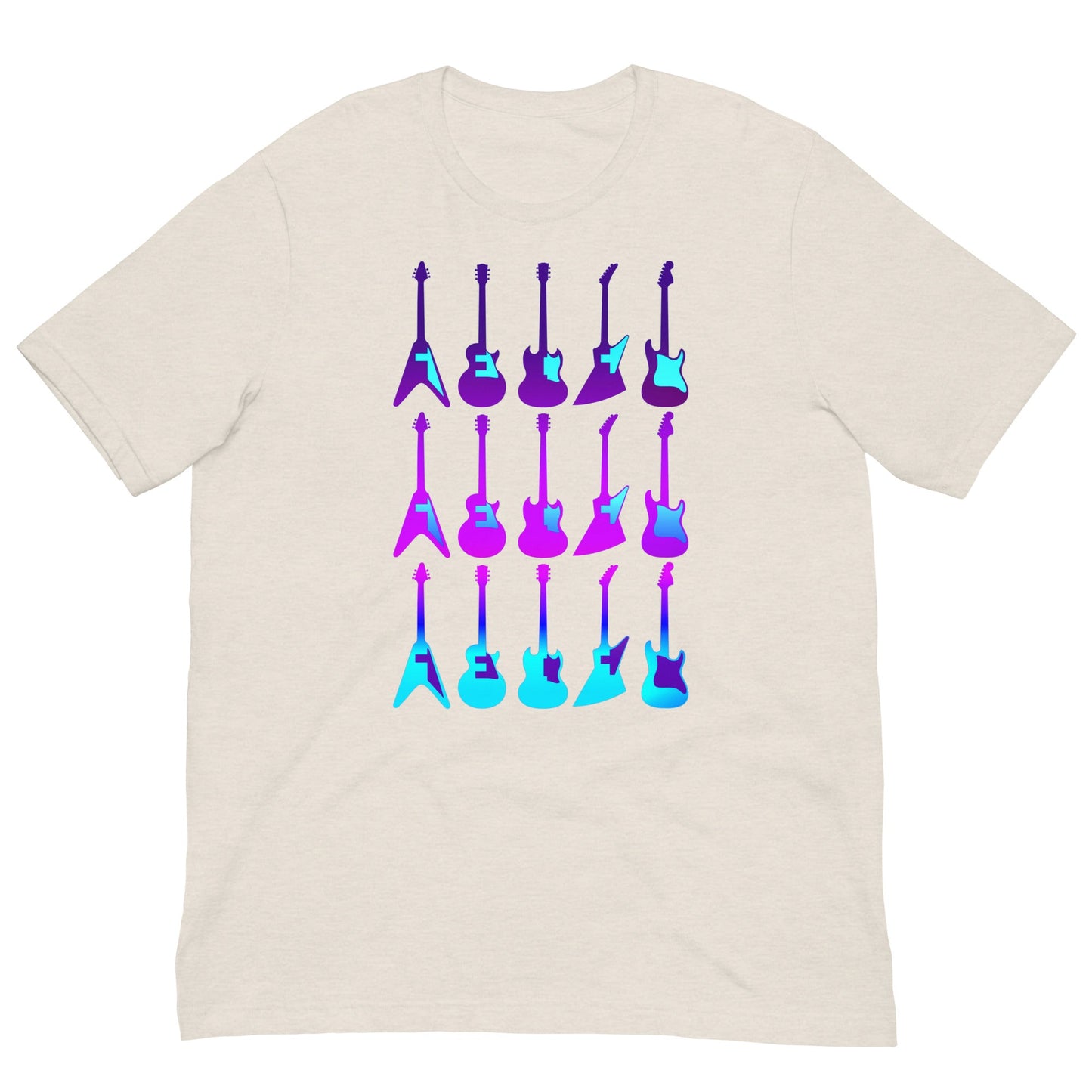 Scar Design Heather Dust / S 80s Guitars T-shirt