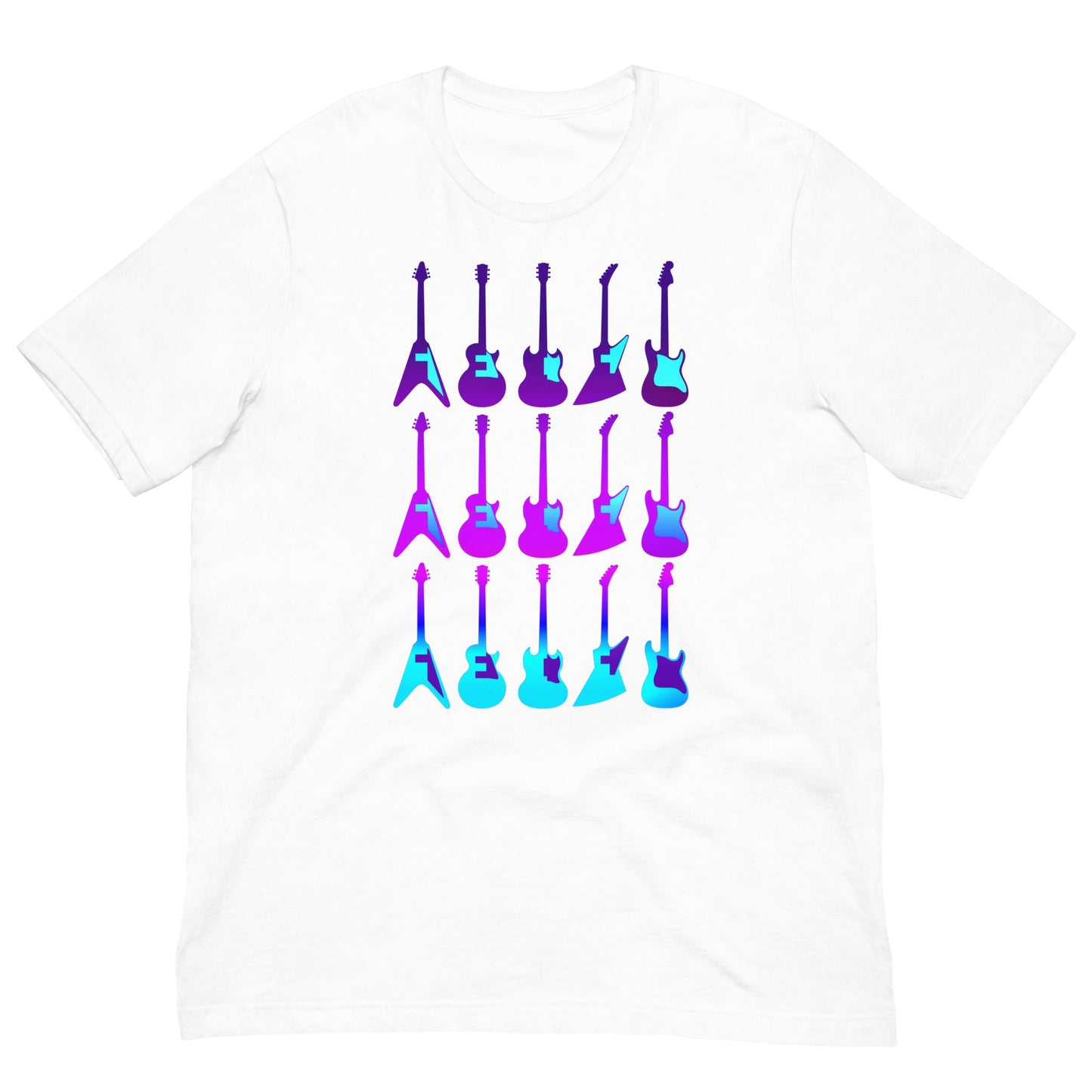 Scar Design White / XS 80s Guitars T-shirt