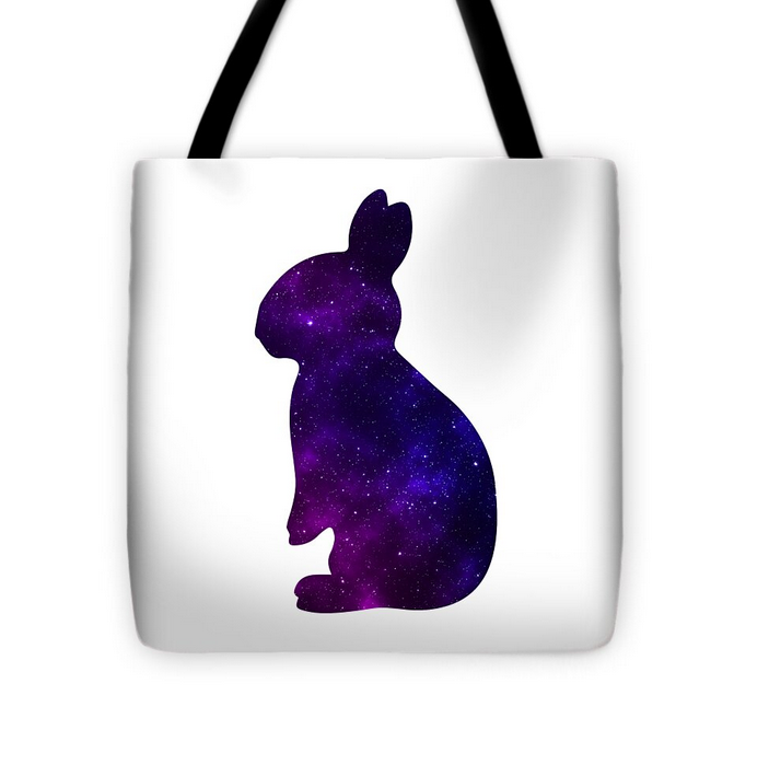 Cute Space Bunny Tote Bag – Adorable Rabbit Valentine Gift