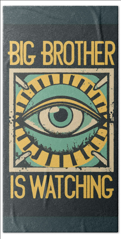 Big Brother is Watching - Bath Towel