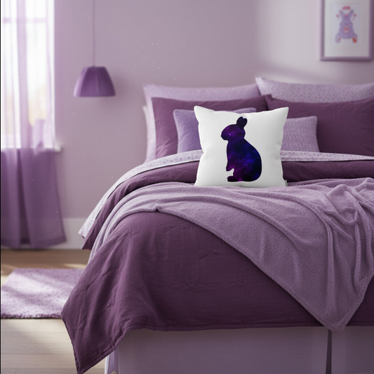 My Bunny Valentine Cute Rabbit - Throw Pillow