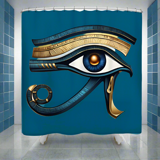 Eye of Horus Ancient Egyptian Eye Symbol - Shower Curtain