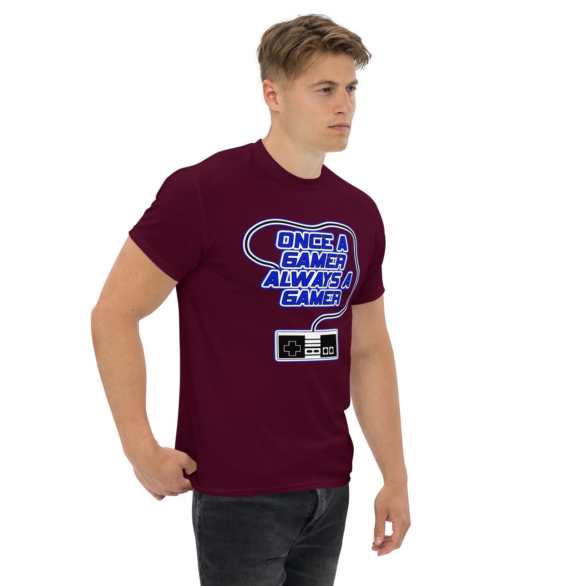 Scar Design T shirt Always a Gamer T-shirt