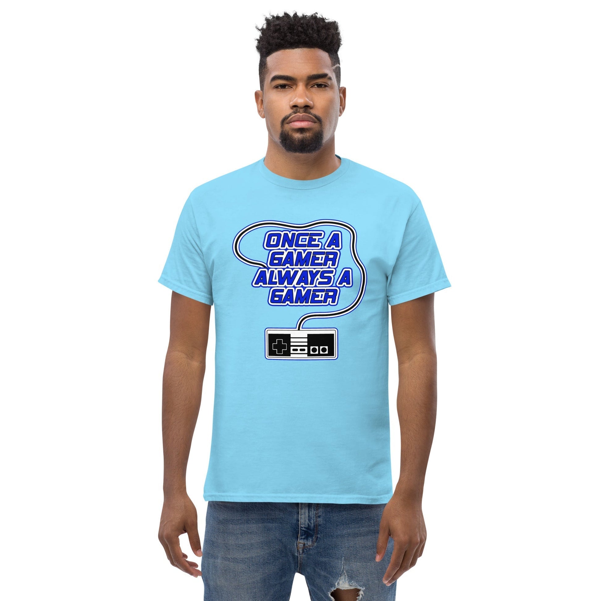 Scar Design T shirt Always a Gamer T-shirt