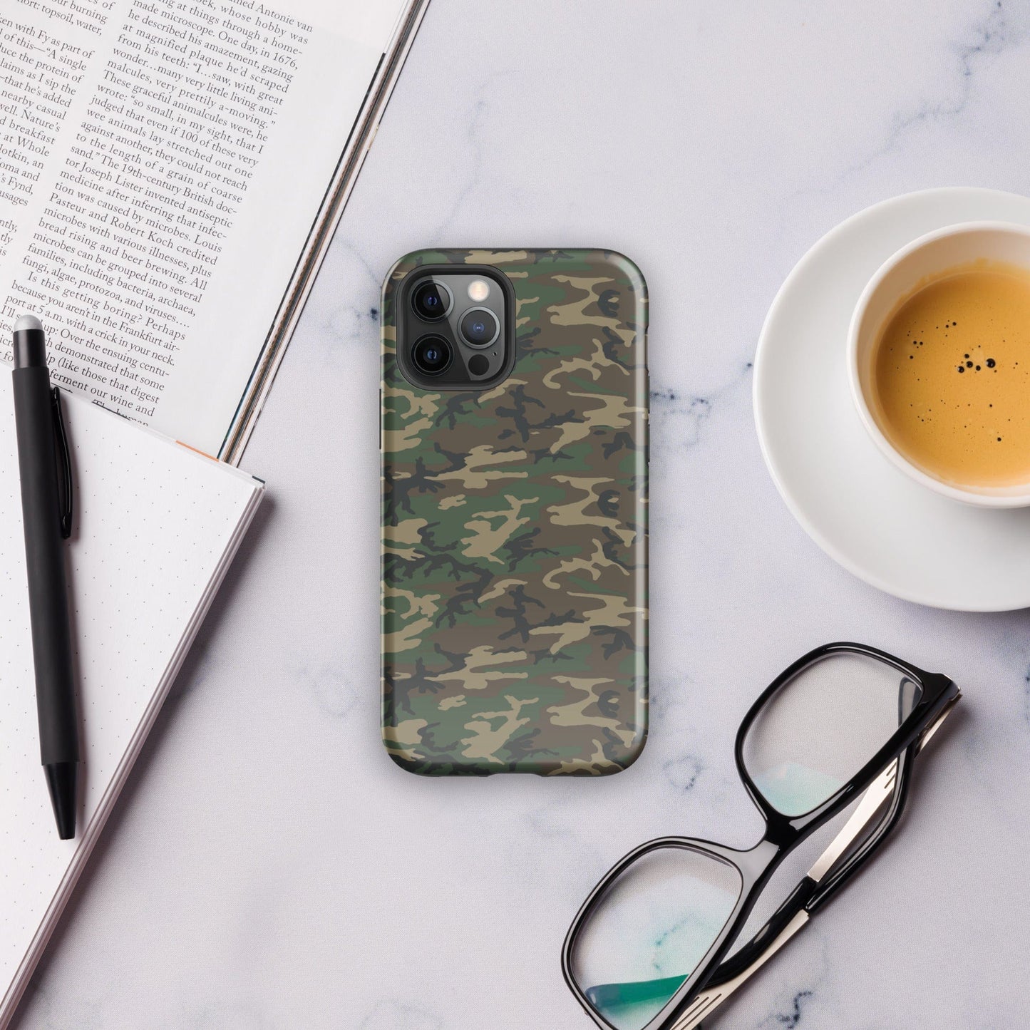 Army Camouflage Tough Case for iPhone® iPhone 12 Pro