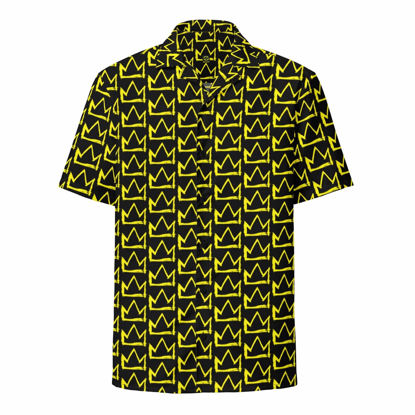 Basquiat crown button shirt 2XS