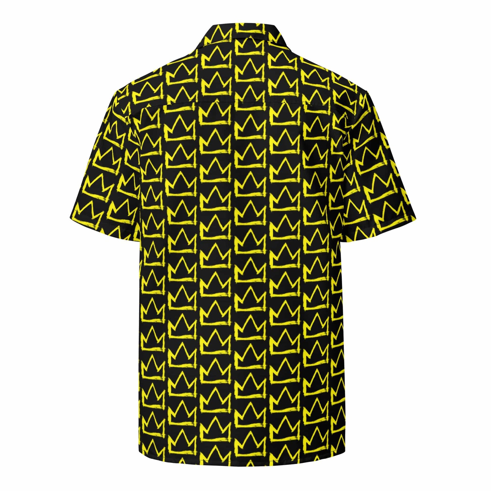 Basquiat crown button shirt