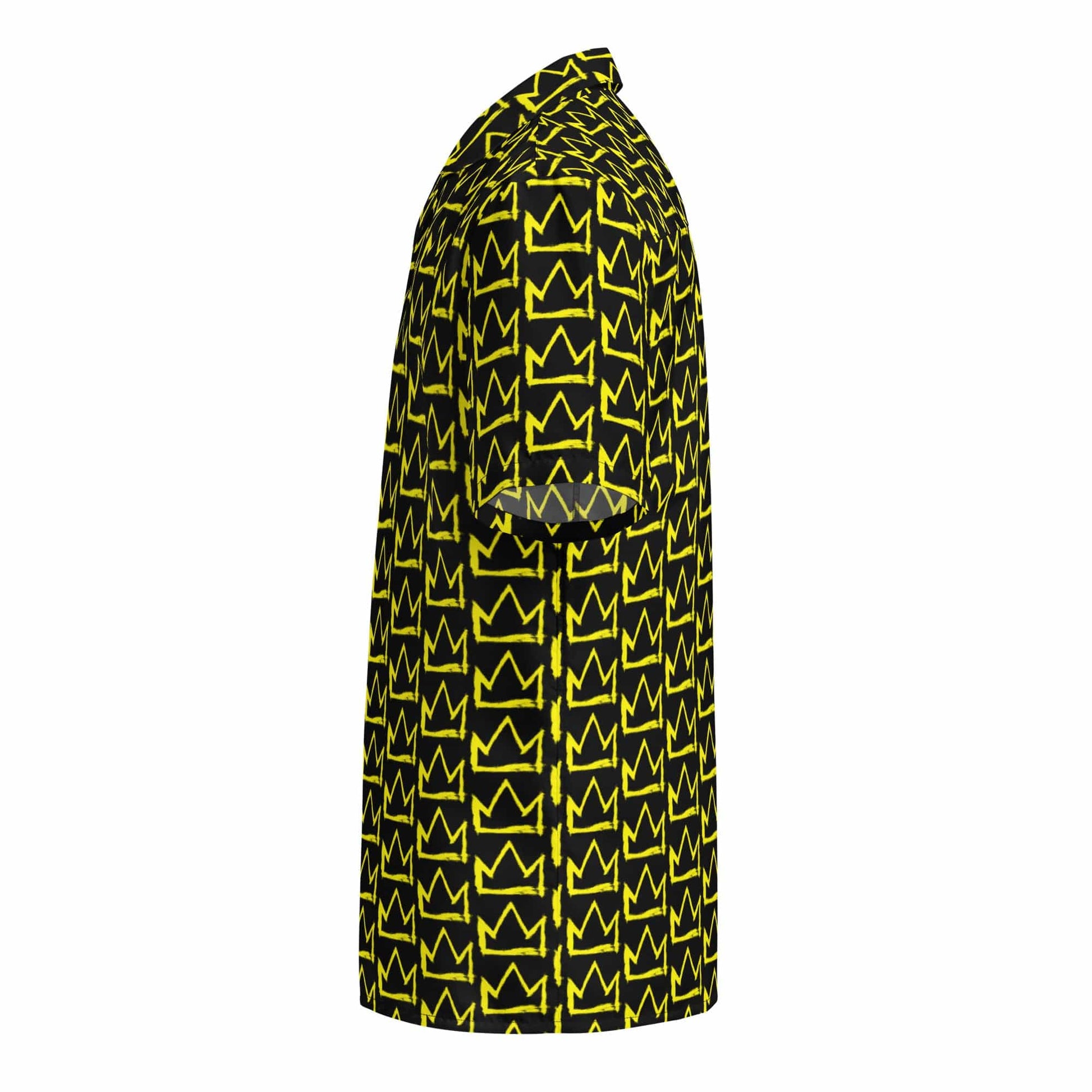 Basquiat crown button shirt