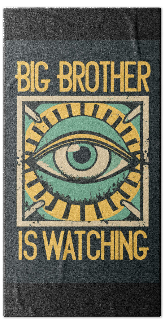 Big Brother is Watching - Beach Towel