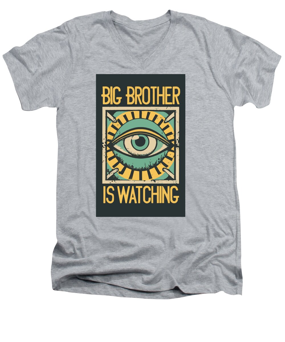 Big Brother is Watching - Men's V-Neck T-Shirt