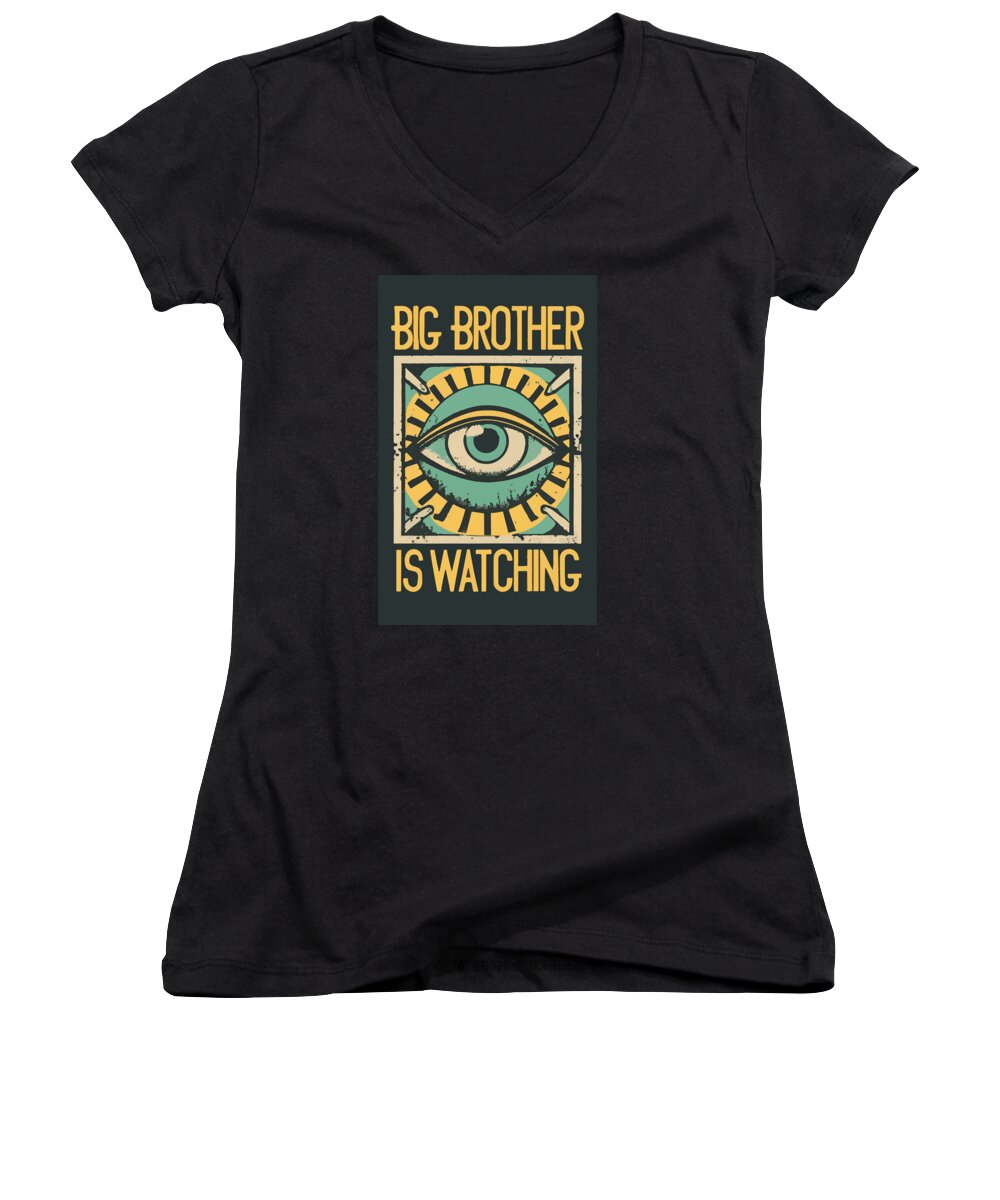Big Brother is Watching - Women's V-Neck