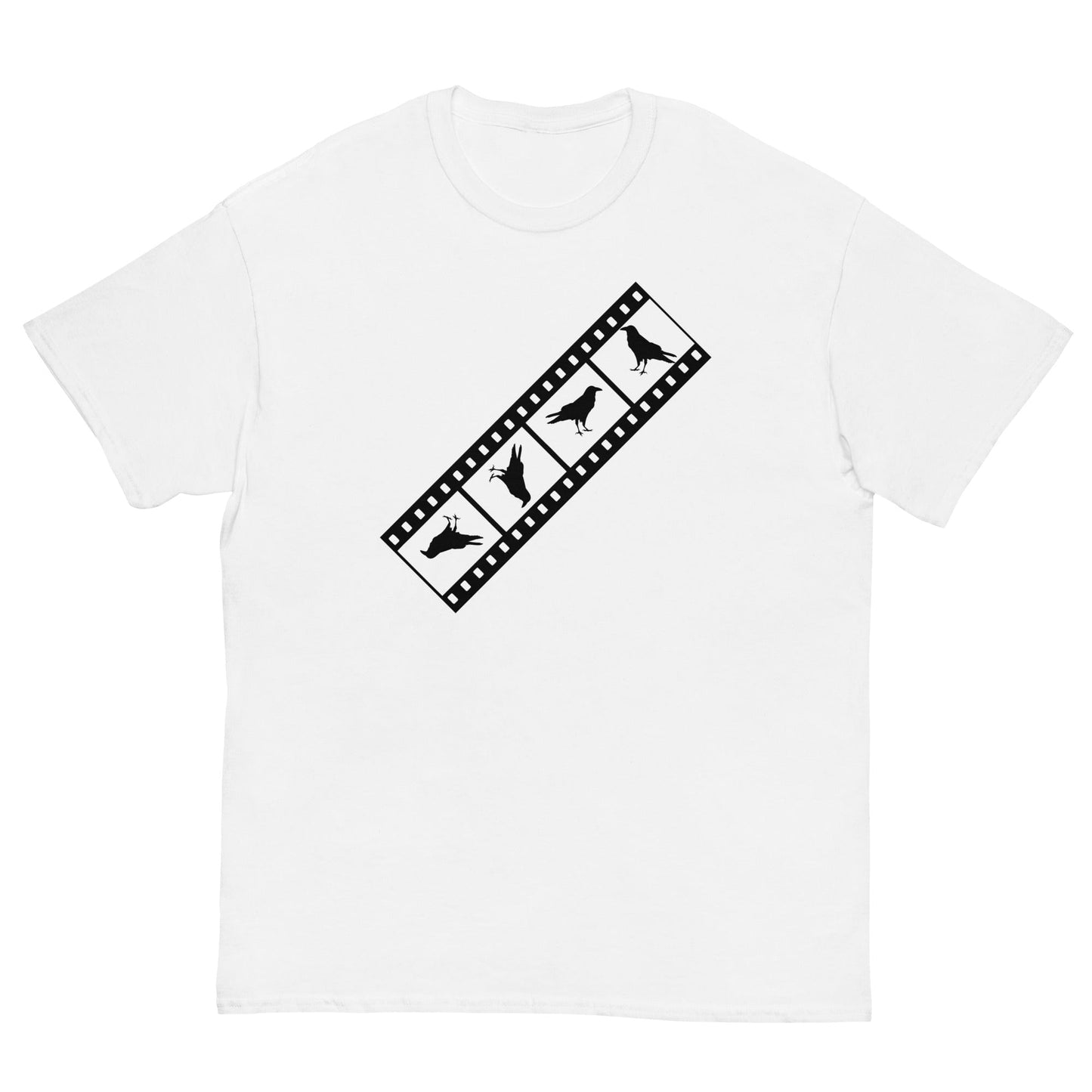 Birds Film Strip T-shirt White / S