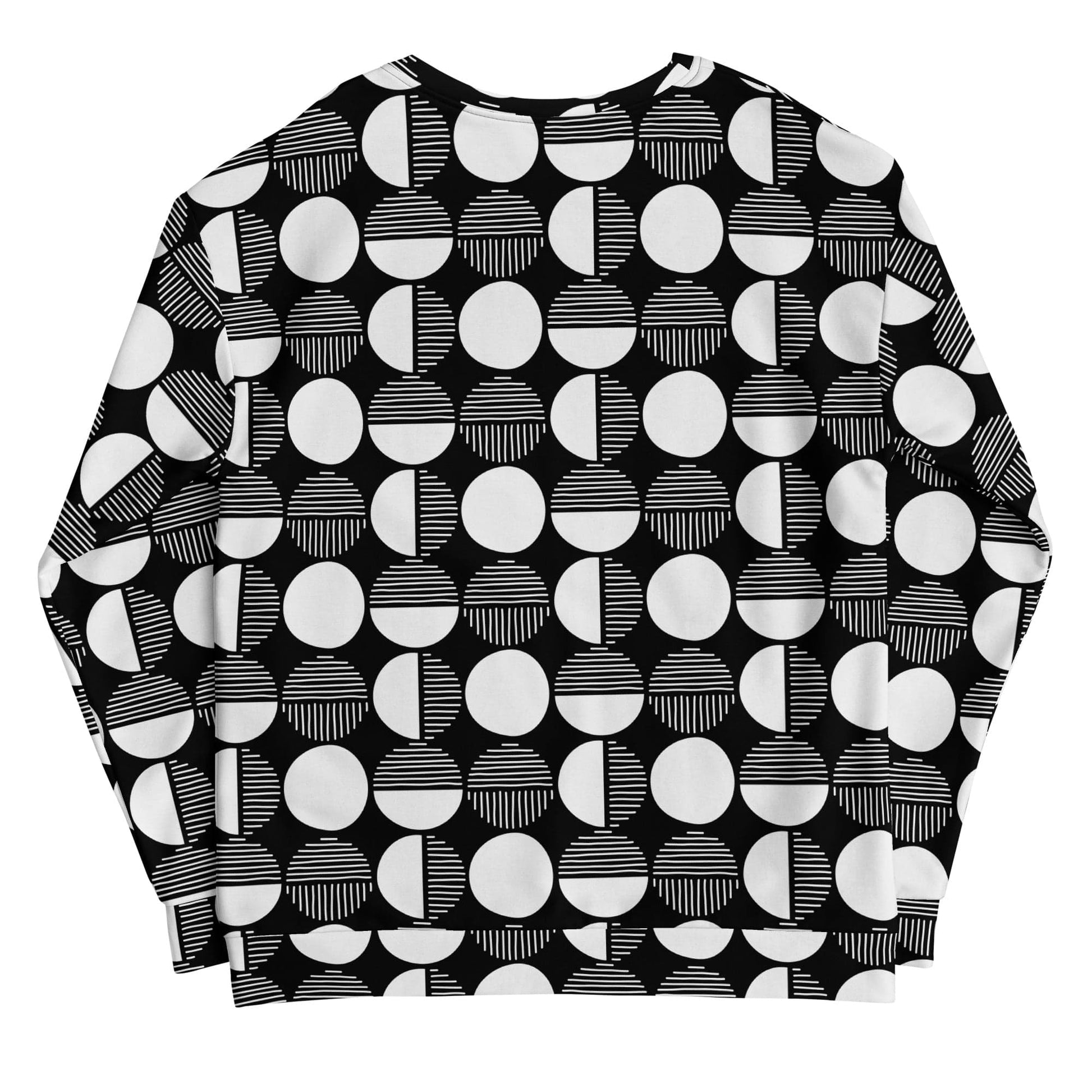 Blue Geometric Pattern Unisex Sweatshirt