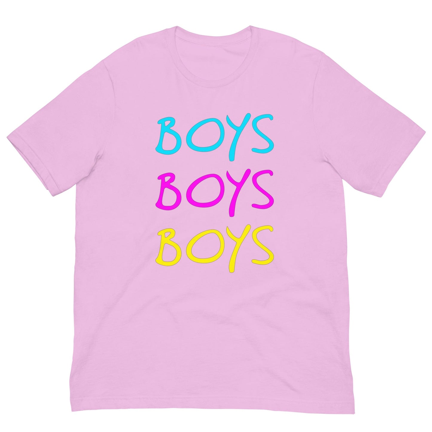Boys, Boys, Boys LGBT Love T-shirt Lilac / S