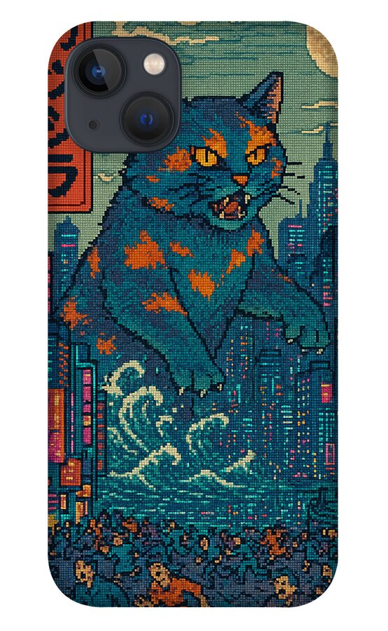 Catzilla a Purr-fectly Hilarious Monster - Phone Case