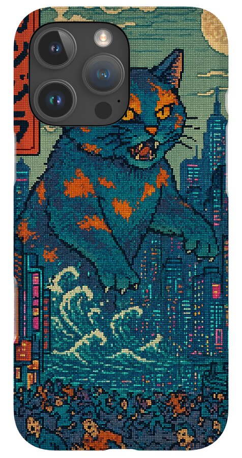 Catzilla a Purr-fectly Hilarious Monster - Phone Case