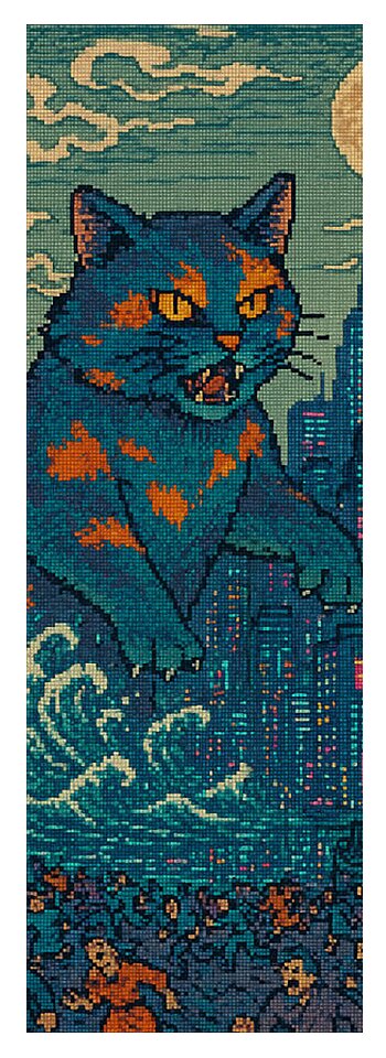 Catzilla a Purr-fectly Hilarious Monster - Yoga Mat