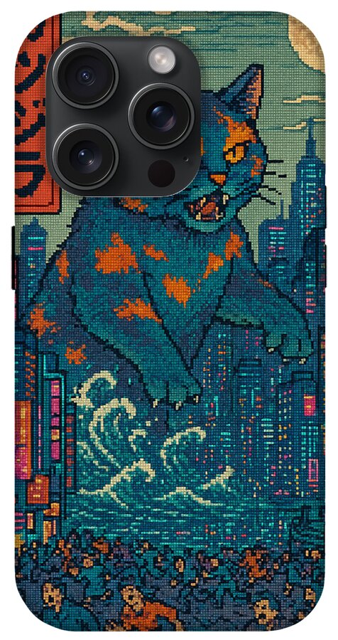 Catzilla a Purr-fectly Hilarious Monster - Phone Case