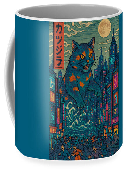 Catzilla a Purr-fectly Hilarious Monster - Mug