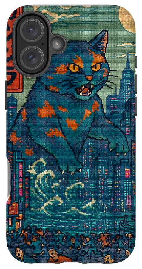 Catzilla a Purr-fectly Hilarious Monster - Phone Case