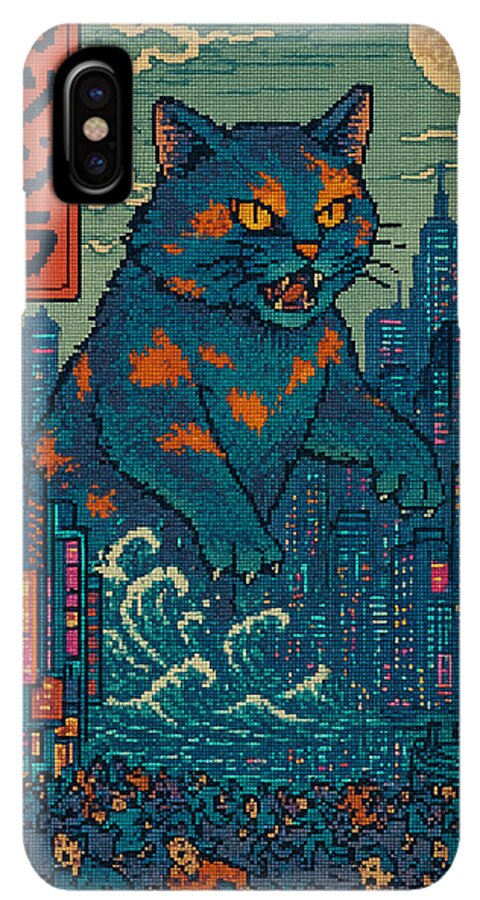 Catzilla a Purr-fectly Hilarious Monster - Phone Case