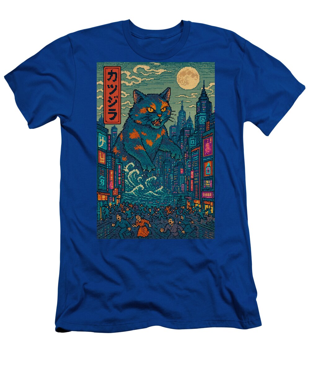Catzilla a Purr-fectly Hilarious Monster - T-Shirt