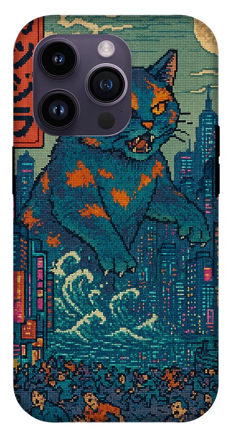 Catzilla a Purr-fectly Hilarious Monster - Phone Case