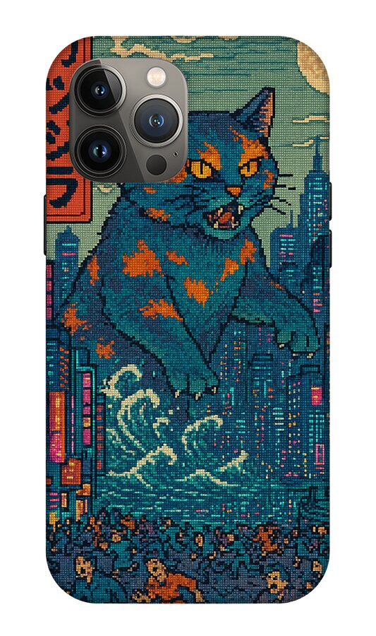 Catzilla a Purr-fectly Hilarious Monster - Phone Case