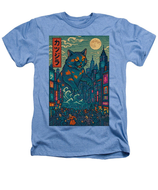 Catzilla a Purr-fectly Hilarious Monster - Heathers T-Shirt