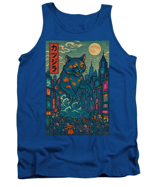 Catzilla a Purr-fectly Hilarious Monster - Tank Top