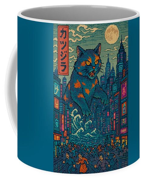 Catzilla a Purr-fectly Hilarious Monster - Mug