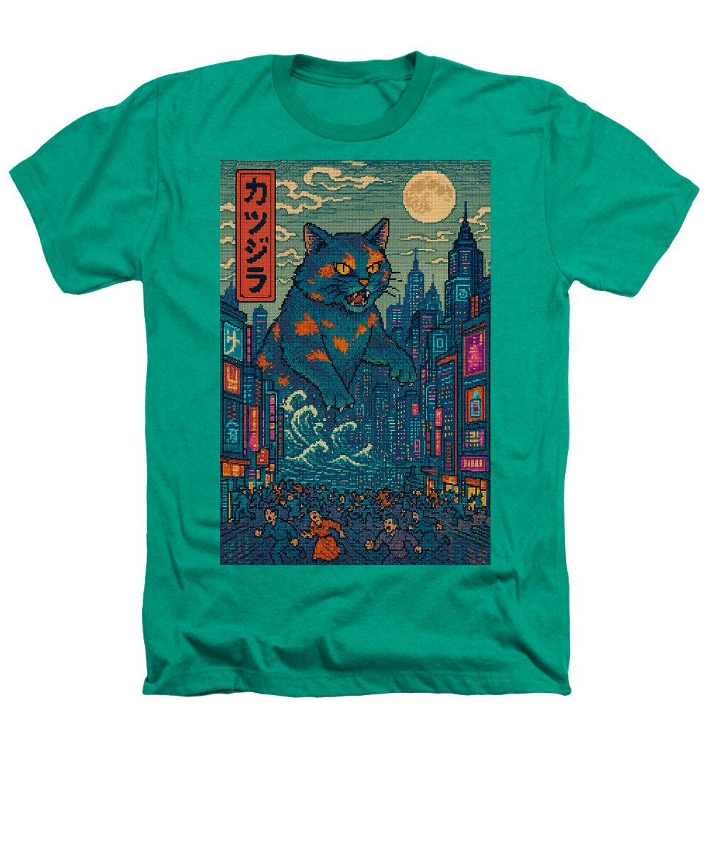 Catzilla a Purr-fectly Hilarious Monster - Heathers T-Shirt