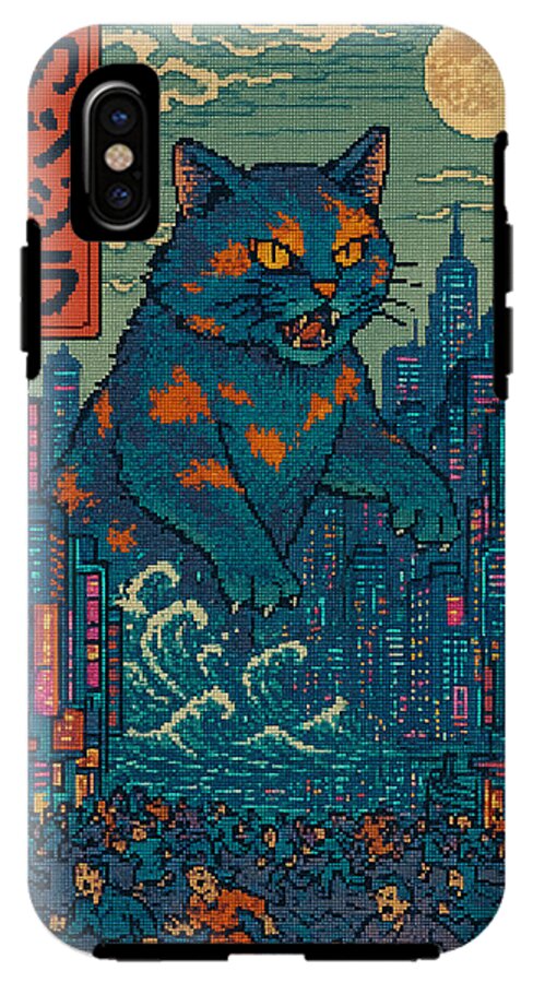 Catzilla a Purr-fectly Hilarious Monster - Phone Case