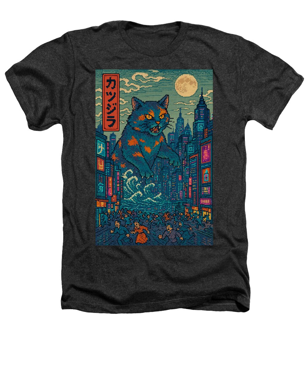 Catzilla a Purr-fectly Hilarious Monster - Heathers T-Shirt