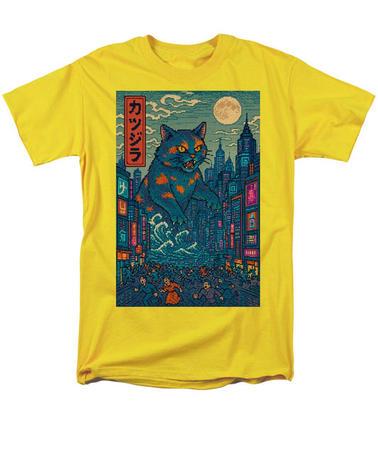 Catzilla a Purr-fectly Hilarious Monster - Men's T-Shirt  (Regular Fit)