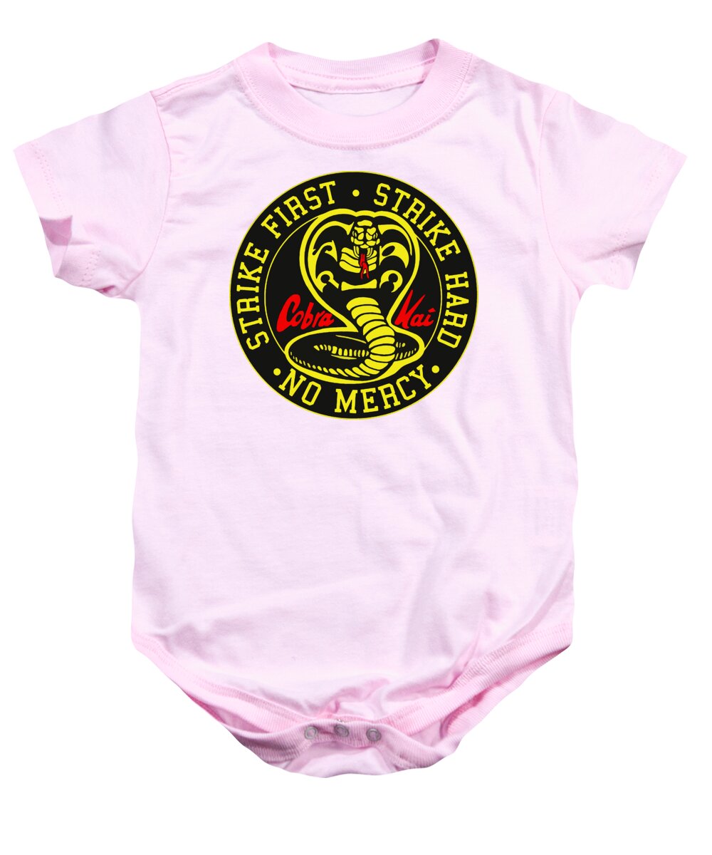 Cobra Kai Strike First - Baby Onesie