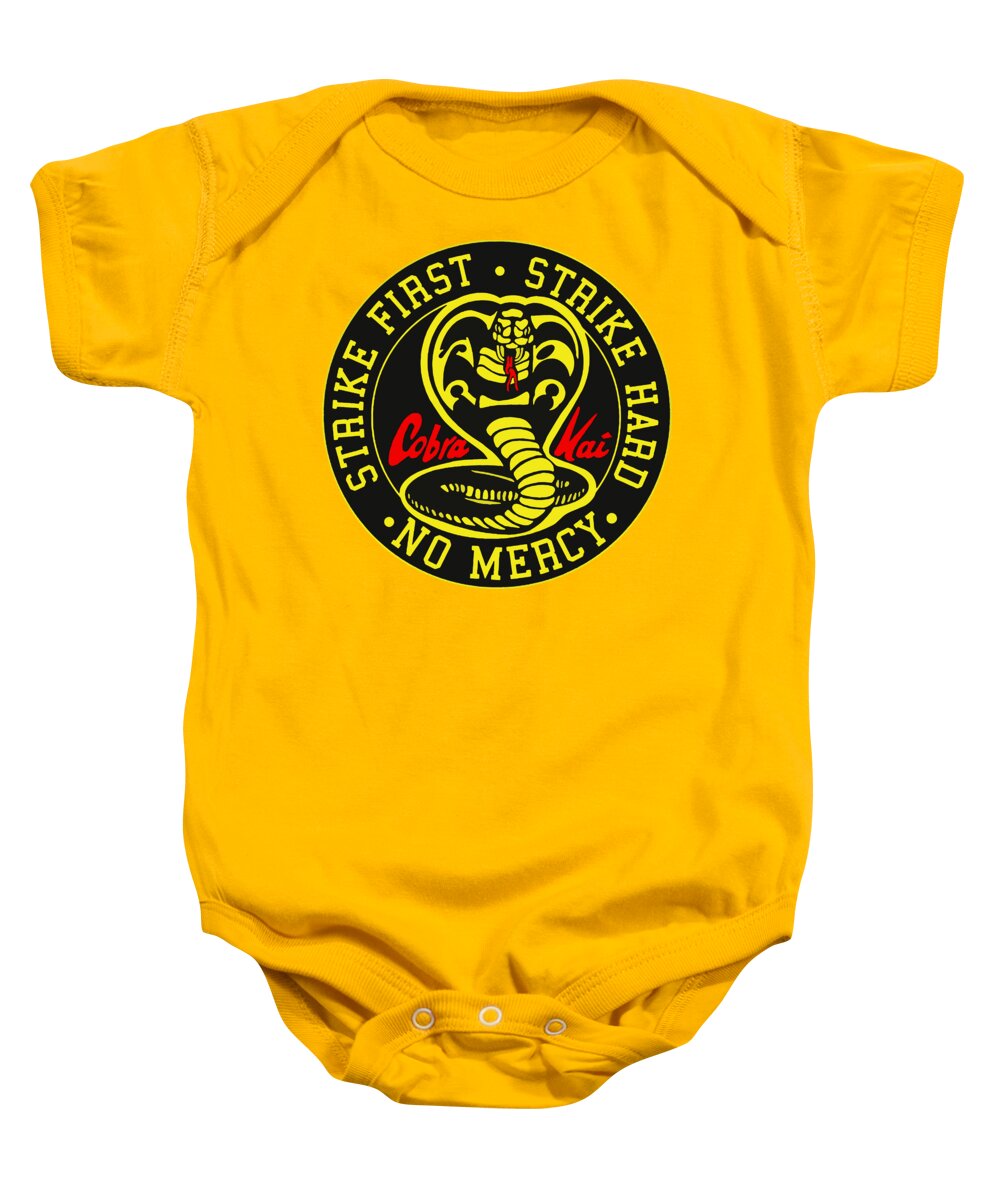 Cobra Kai Strike First - Baby Onesie
