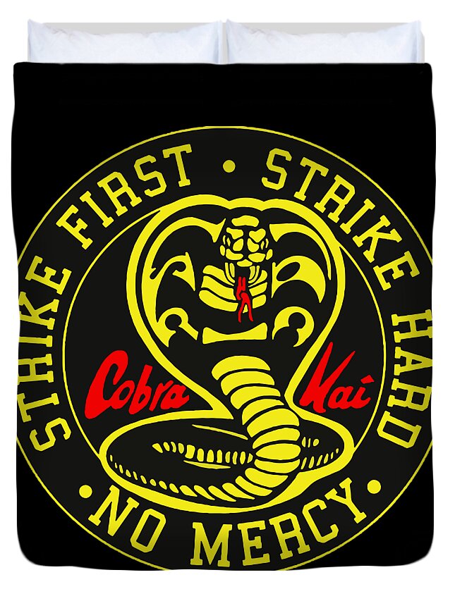 Cobra Kai Strike First - Duvet Cover