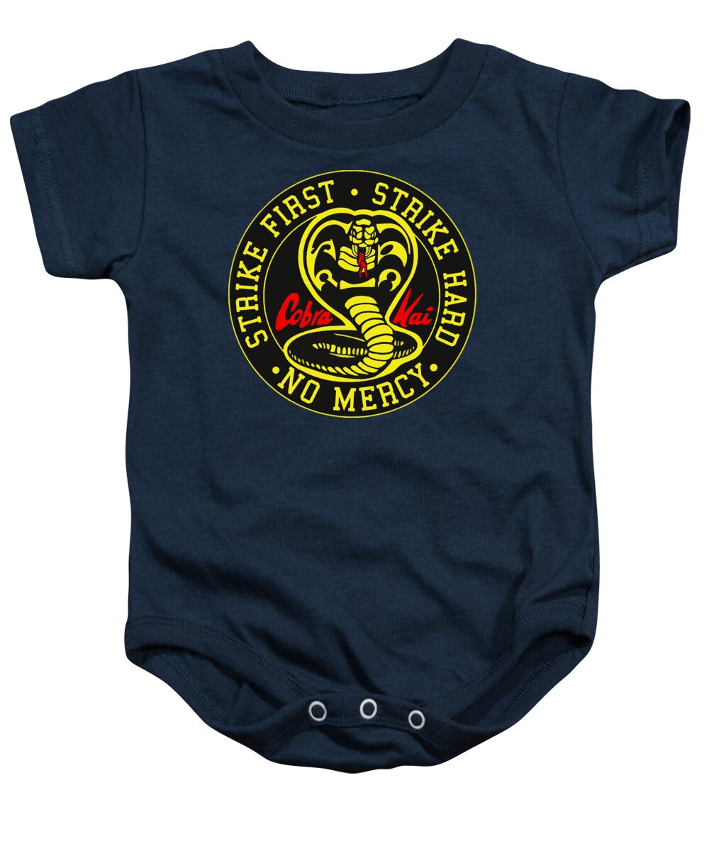 Cobra Kai Strike First - Baby Onesie