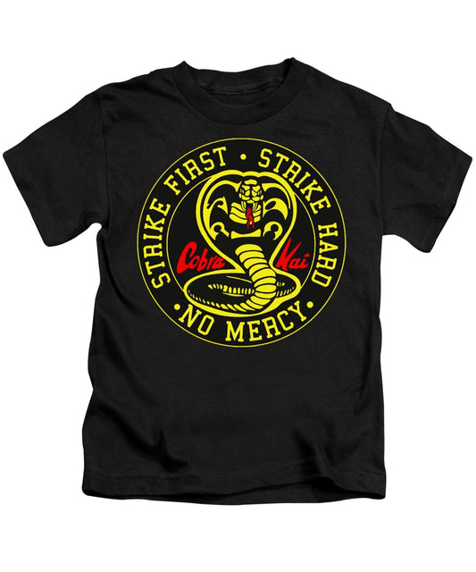 Cobra Kai Strike First - Kids T-Shirt