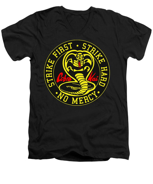 Cobra Kai Strike First - Men's V-Neck T-Shirt