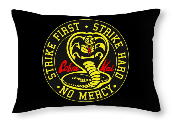 Cobra Kai Strike First - Throw Pillow