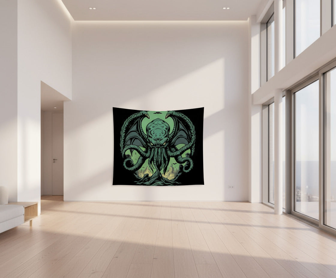 Cthulhu Demon Tapestry