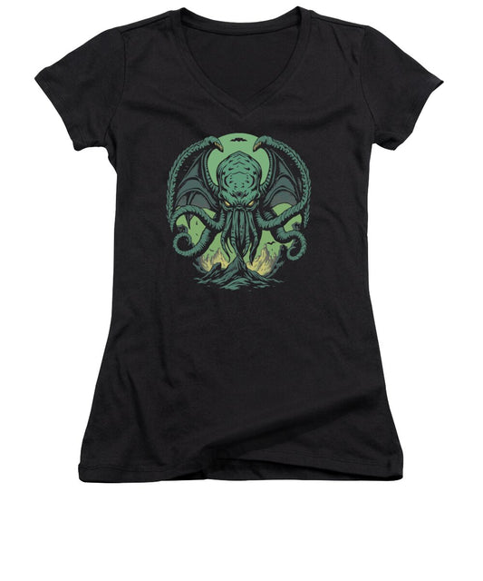 Cthulhu Demon - Women's V-Neck