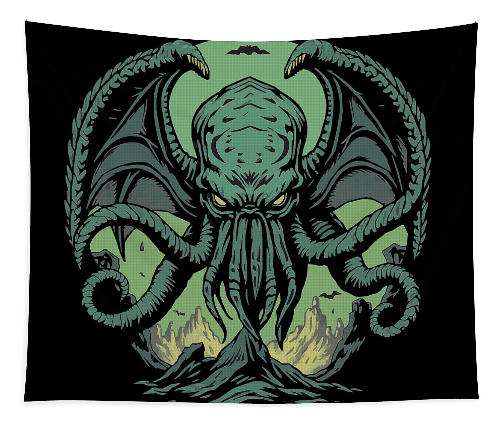 Cthulhu Demon Tapestry