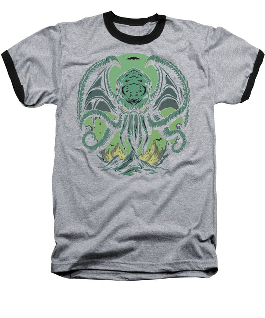 Cthulhu Demon - Baseball T-Shirt