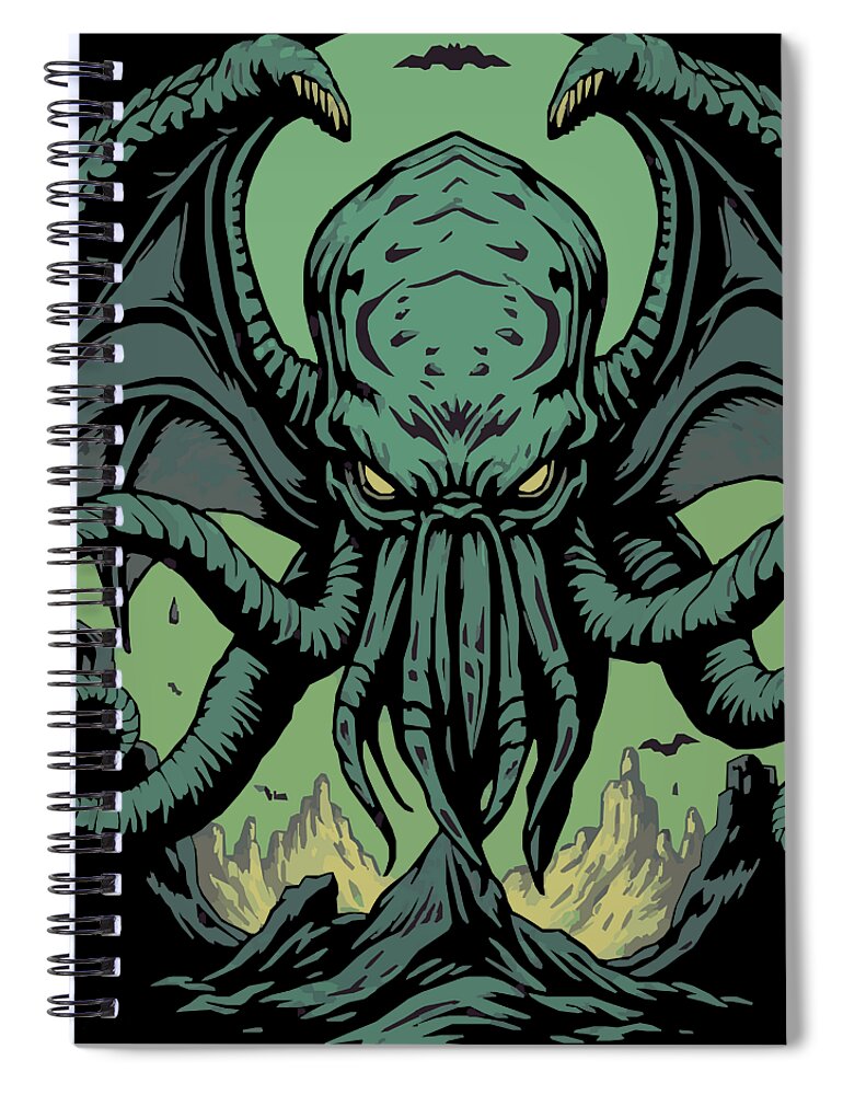 Cthulhu Demon Spiral Notebook