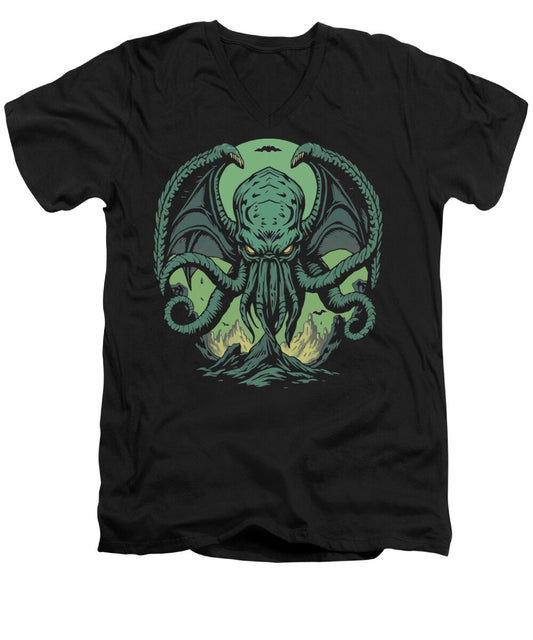 Cthulhu Demon - Men's V-Neck T-Shirt