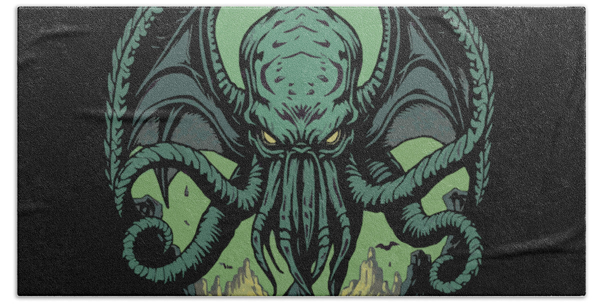 Cthulhu Demon Beach Towel