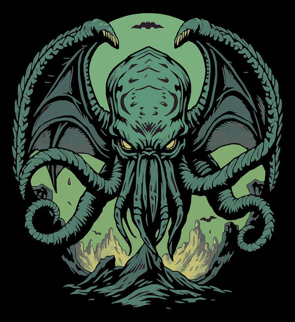Cthulhu Demon - Art Print